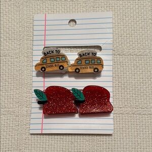 Back-to-School Claw Clips